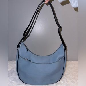 Lacoste Classic Hobo Convertible Crossbody Bag Blue